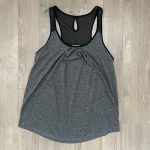 BOGO Stylish Express Dark Heather Grey Racerback Top